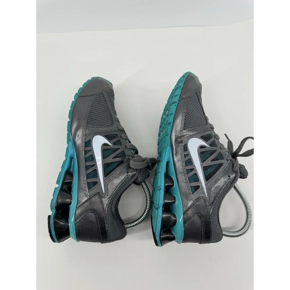 Nike Reax Run 6 Gray Teal Womens Running Sneakers Shoes Size 6.5 Athletic Y2K